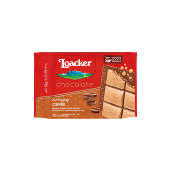 لواكر شوكولاتة بالويفر المقرمش والقهوة 50جرام