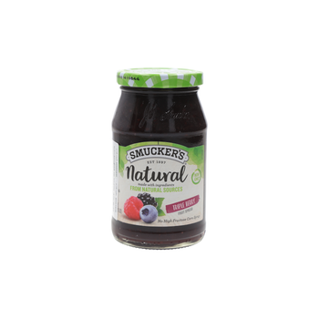 سماكرز مربى فواكه طبيعي ثلاثي التوت 489جرام