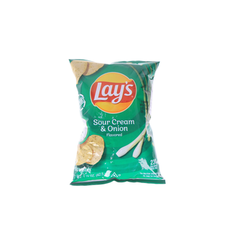 ليز رقائق بطاطس شبس بنكهة الكريما الحامض والبصل 42.5جرام