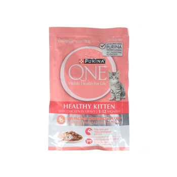 بورينا ون طعام صحي للقطط الصغيرة مع الدجاج 85 جرام