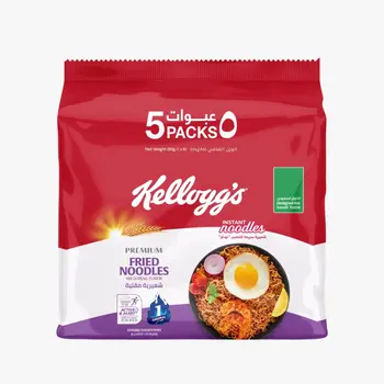 كيلوجز نودلز سريعة التحضير شعيرية مقلية 5×75جرام