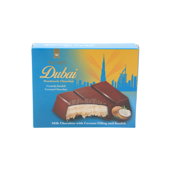 Alyan Dubai Crunchy Knafeh And Coconut Milk Chocolate 100g