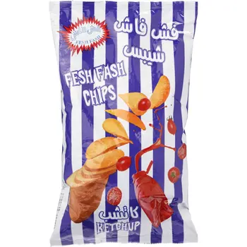 فش فاش شيبس نكهة الكاتشاب 160 جم