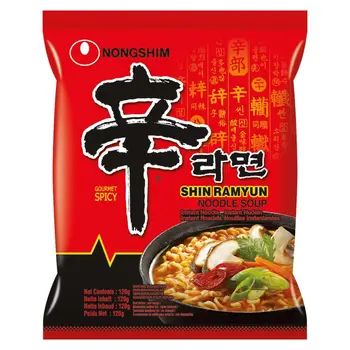 Nongshim Shin Ramyun Spicy Noodle Soup 120g
