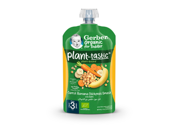 Gerber Plant-Tastic Carrot Banana Chickpeas Smash 110g