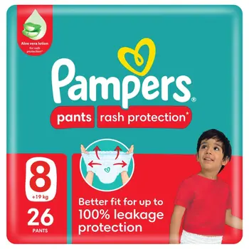 Pampers Rash Protection Pants Diapers 26 Pieces