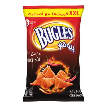 Bugles Firey Hot Corn Snack 195g