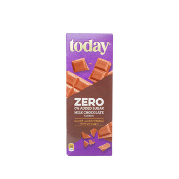 Today Zero Milk Chocolate No Sugar 60g