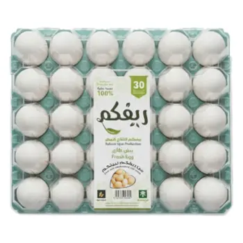 Ryfcom Fresh White Large Eggs 30Pieces