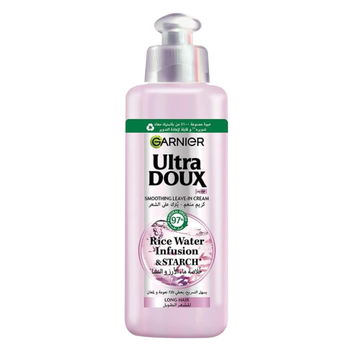 جارنييه كريم ألترا دوكس مرطب للمعان الشعر بخلاصة ماء الأرز والنشا 200مل