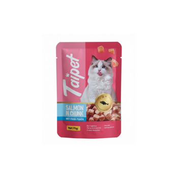 Taipet Wet Cat Food Salmon Pieces 70g