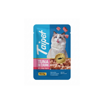 Taipet Wet Cat Food Tuna Chunks 70g