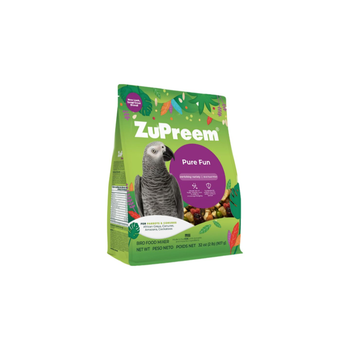 zupreem  Pure Fun Food for Parrots and Conures a Mix of Fruits Vegetables Nuts and Seeds 907g