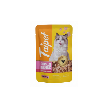 Taipet Wet Cat Food Chicken Pieces 70g