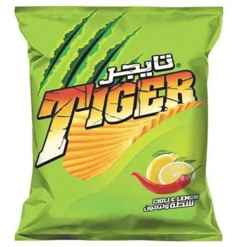 Tiger Chili & Lemon Potato Chips 45g