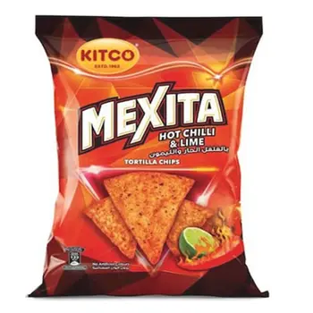 Kitco Mexita Hot & Lime Tortilla Chips 180g