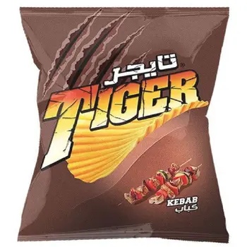 Tiger Potato Chips Kebab Flavor 45g