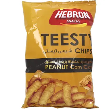 Hebron Tasty Corn Chips Coated With Peanut Butter 105g