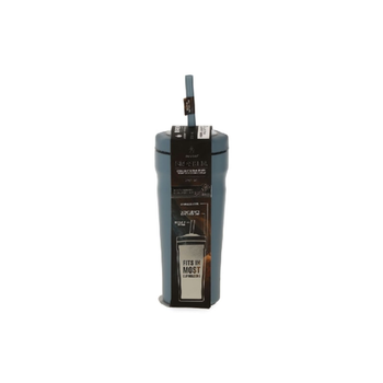 Manna Breaker Stainless Steel Tumbler With TritanLid And Reusable Straw Denim 709Ml