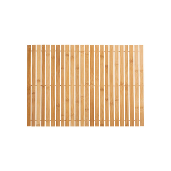 5 Simply Smart Rectangular Rolling Bamboo Duckboard Brown 40×60Cm