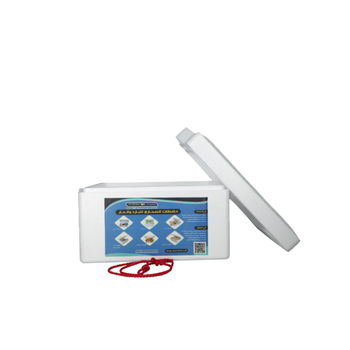 ستايروتيك ستايروتيك صندوق تبريد مستطيل للتخييم الخارجي أبيض 10لتر