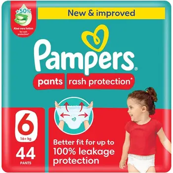 Pampers Rash Protection Pants Diapers 44 Pieces