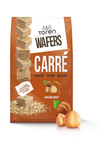 Toren Hazelnut Wafer Carre 125g