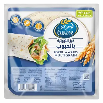 Lusine Multigrain Tortilla Wrap 240g