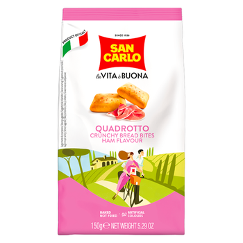 San Carlo Qudrot Ham Bread Bites 150g