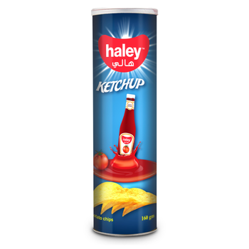 Haley Ketchup Potato Chips Bag 160g
