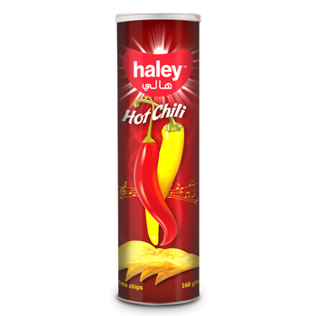 Haley Spicy Potato Chips Bag 160g