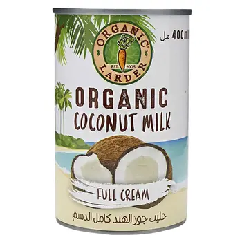 Organic Larder Full Cream Coconut Milk 400ml