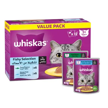 Whiskas Tuna in Jelly Wet Cat Food 12×80g