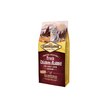 Carnilove Gourmand Dry Cat Food with Chicken & Rabbit 6Kg