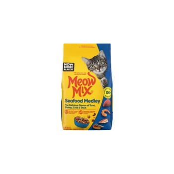 Meow Mix Dry Cat Food with Tuna, Shrimp, Crab & Trout 1.42Kg