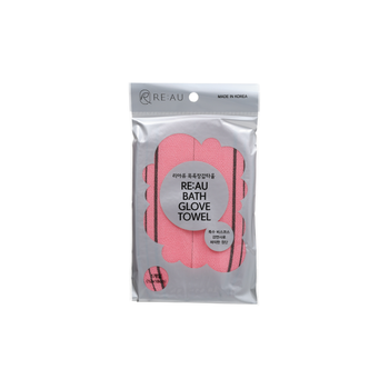 Korean Pink Exfoliate Bath Glove Towel