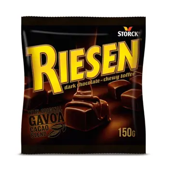 Storck Riesen Dark Chocolate Chewy Toffee 150g