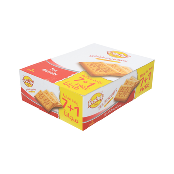 تيشوب بسكويت الشاي 7+1×70جرام