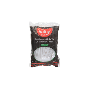 هالي ملاعق شاي بلاستيكية 100قطعة