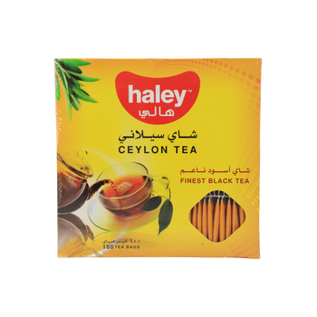 Haley Finest Black Ceylon Tea Bags 100 Count