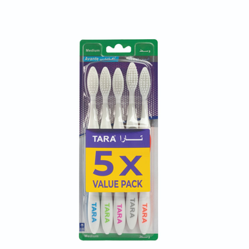 Tara Toothbrush Ace Medium 5Pieces