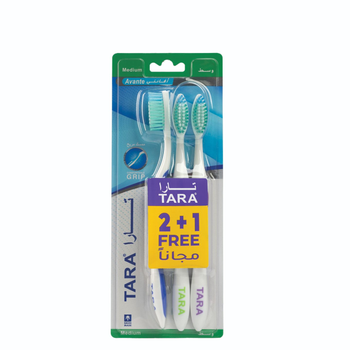 Tara Toothbrush Avante Medium 3Pieces
