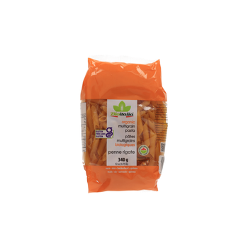 Bio Italia Organic Multigrain Pasta Gluten Free Penne Rigate 340g
