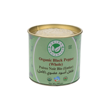 Erika Organics Black Pepper Whole 100g