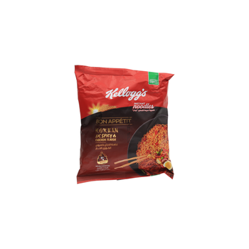 كيلوقز نودلز سريعة التحضير نكهة الدجاج بالصوص الكوري الحار ١٤٠جرام