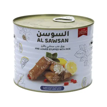 Al Sawsan Vine Leaves Stuffed with Rice 2kg