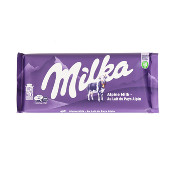 ميلكا شوكولاته الباين ميلك 98جرام