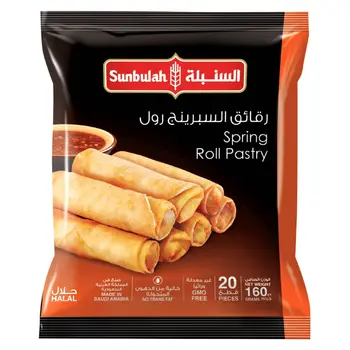 Sunbulah Whole Wheat Spring Roll Pastry 160g