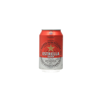 Estrella Damm Non Alcoholic Malt Beer Can 330Ml