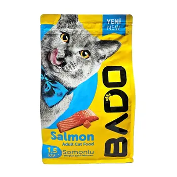 بادو طعام قطط بالغة سلمون 1.5كيلو